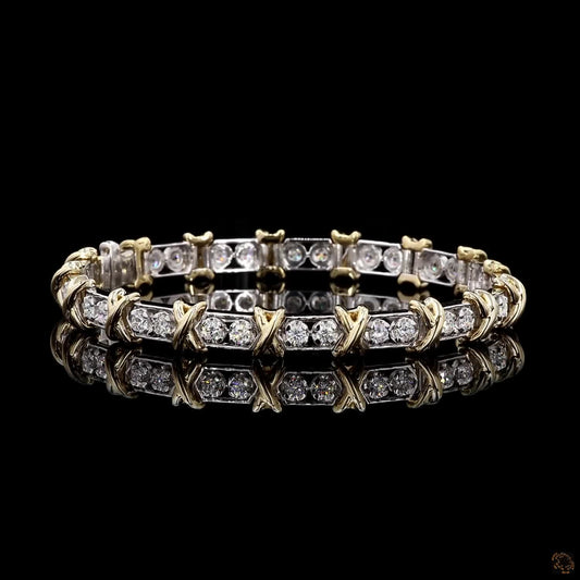 Amara Bracelet | Lab Grown Round Diamond Bracelet