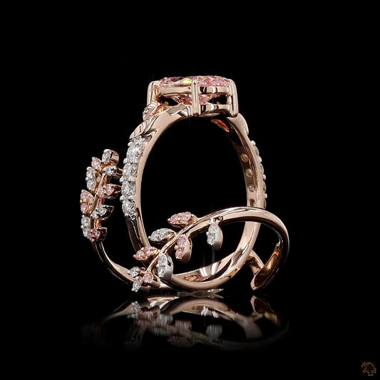 The Luster Rose Gold Diamond Ring