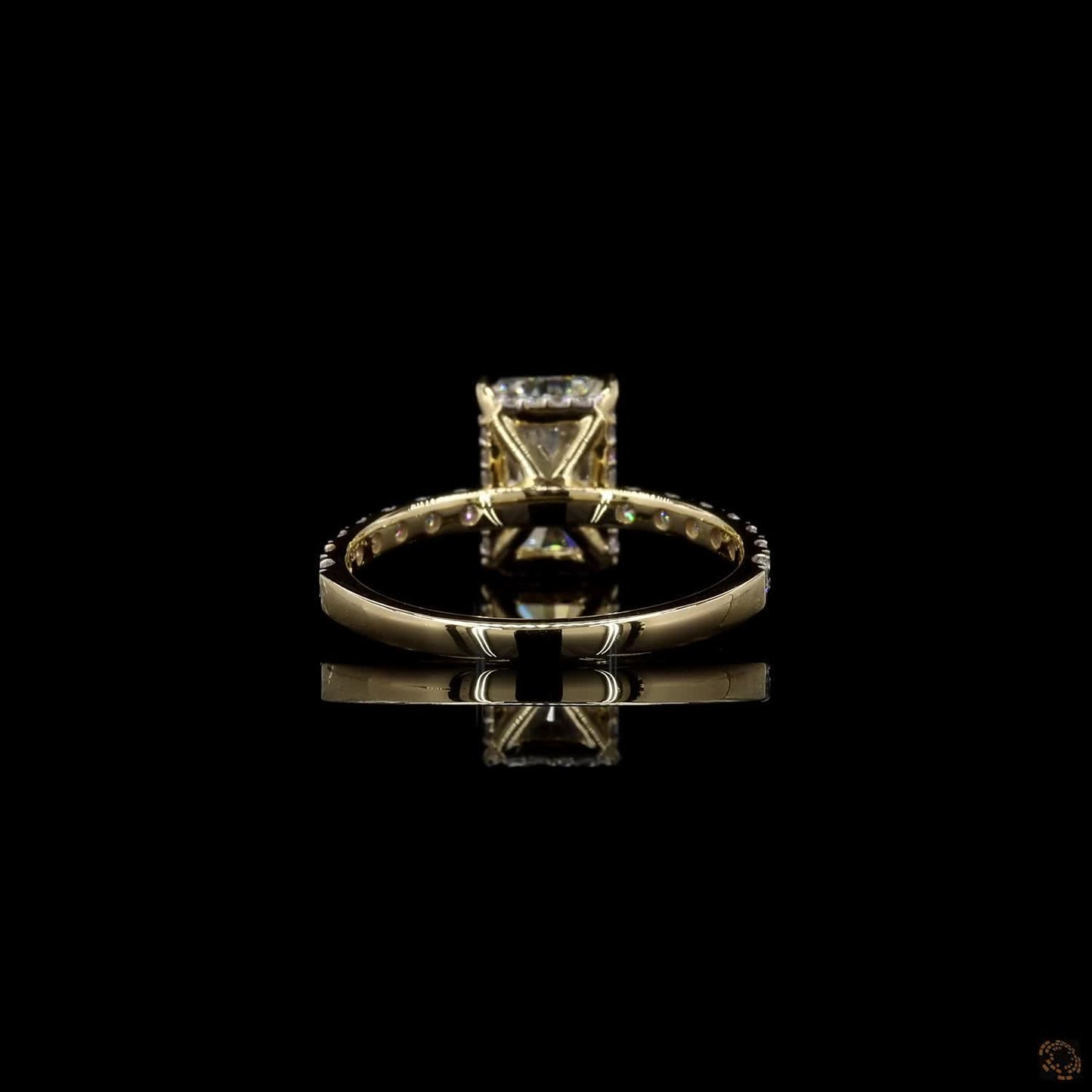 The Luster Yellow Gold Radiant Diamond Ring