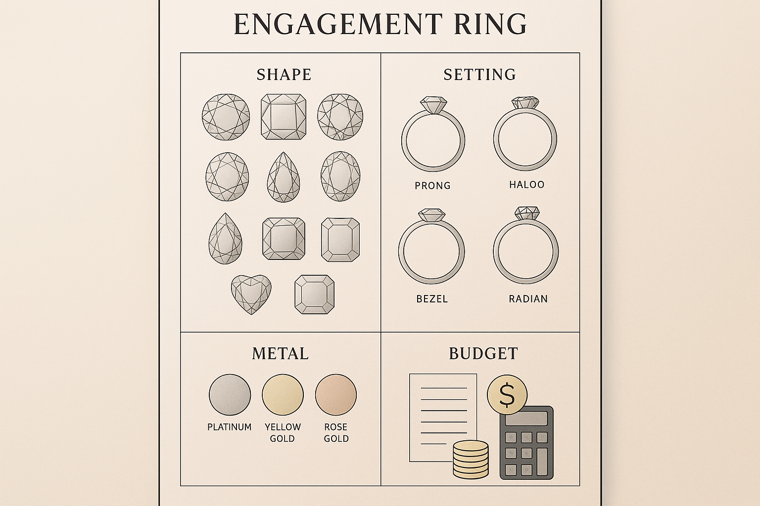 How to Choose an Engagement Ring – The Ever Jewels