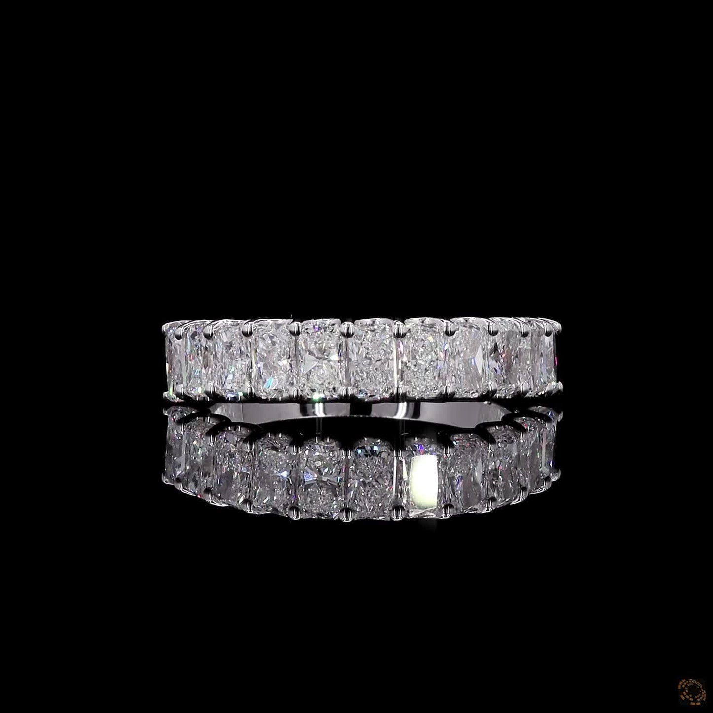 The Enchanted White Gold Radiant Diamond Ring