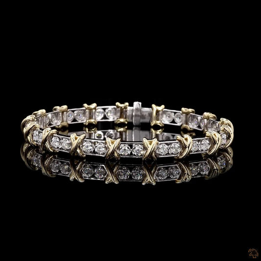 Amara Bracelet | Lab Grown Round Diamond Bracelet