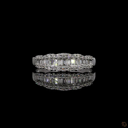 Cassara – Baguette &amp; Round Lab Grown Diamond Ring