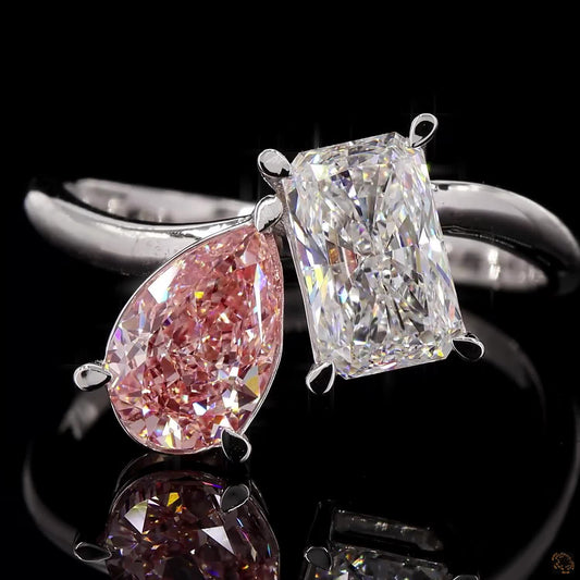The Enchanted White Gold Two-Tone Diamond Ring