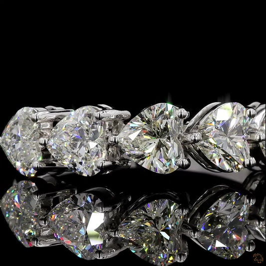 Heart-line – Five Stone Diamond Ring