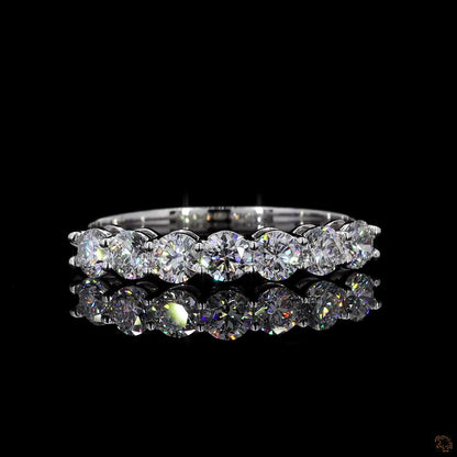 The Luster White Gold Seven-Stone Diamond Ring