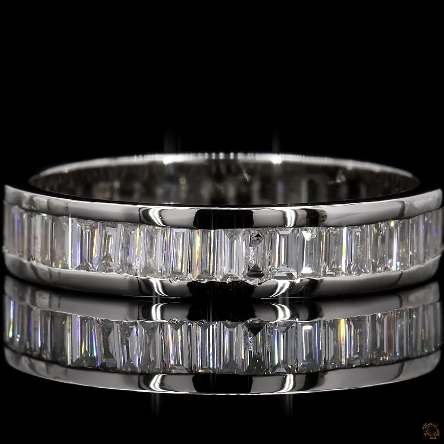 The Exquisite White Gold Diamond Eternity Band