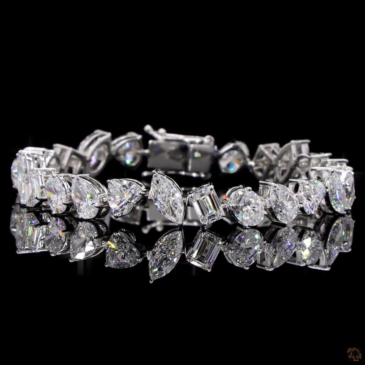 Celeste Lab Grown Diamond Bracelet – Oval, Pear & Emerald Cut