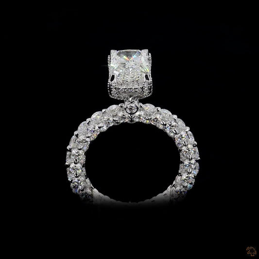 The Exquisite White Gold Radiant Diamond Ring