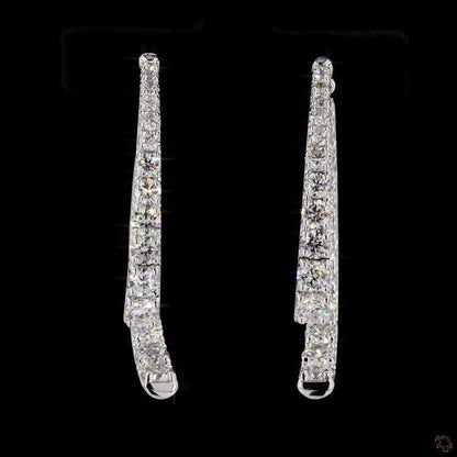 The Luminous Yellow Gold Lab-Grown Diamond Dangle Earrings