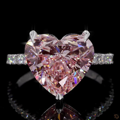The Affinity Rose Gold Heart Diamond Ring