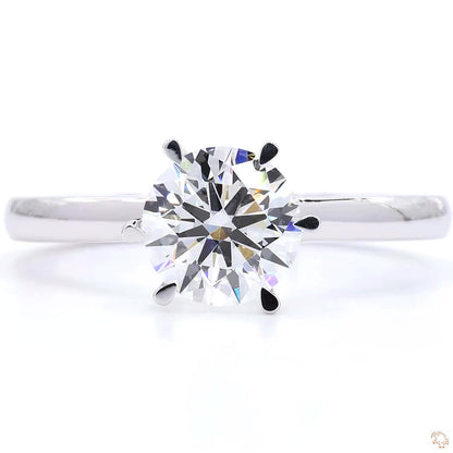 Celine – Classic Round Lab Grown Solitaire Ring