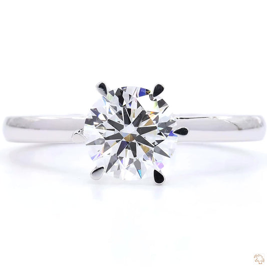 Celine – Classic Round Lab Grown Solitaire Ring