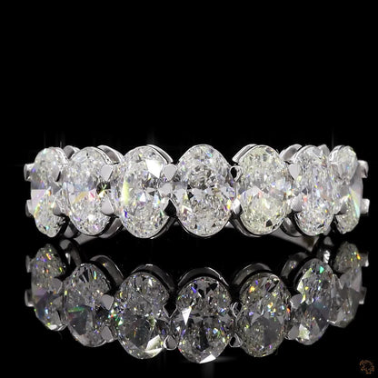 The Exquisite White Gold Oval Diamond Ring