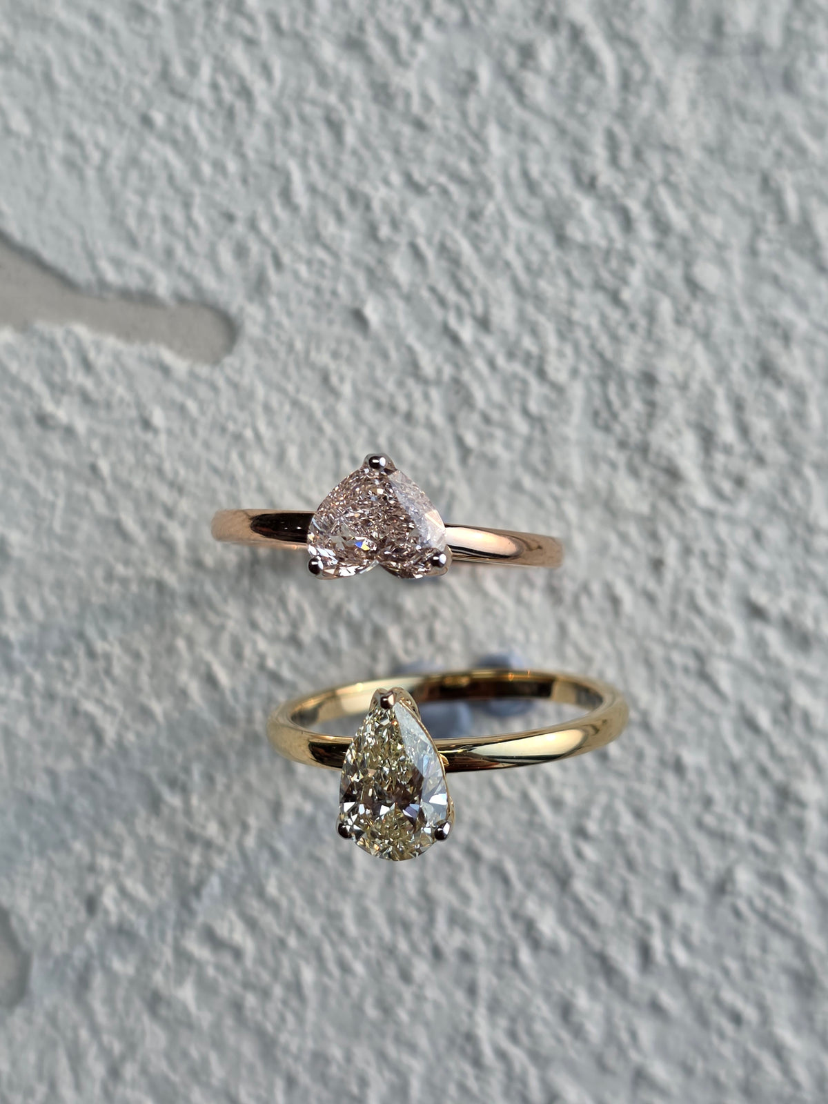 1.02 CT Heart Cut Lab Grown Diamond Solitaire Ring