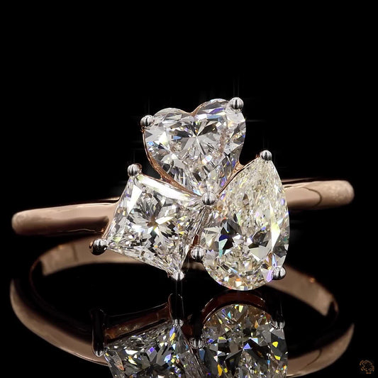 Trio Bloom- Diamond Ring