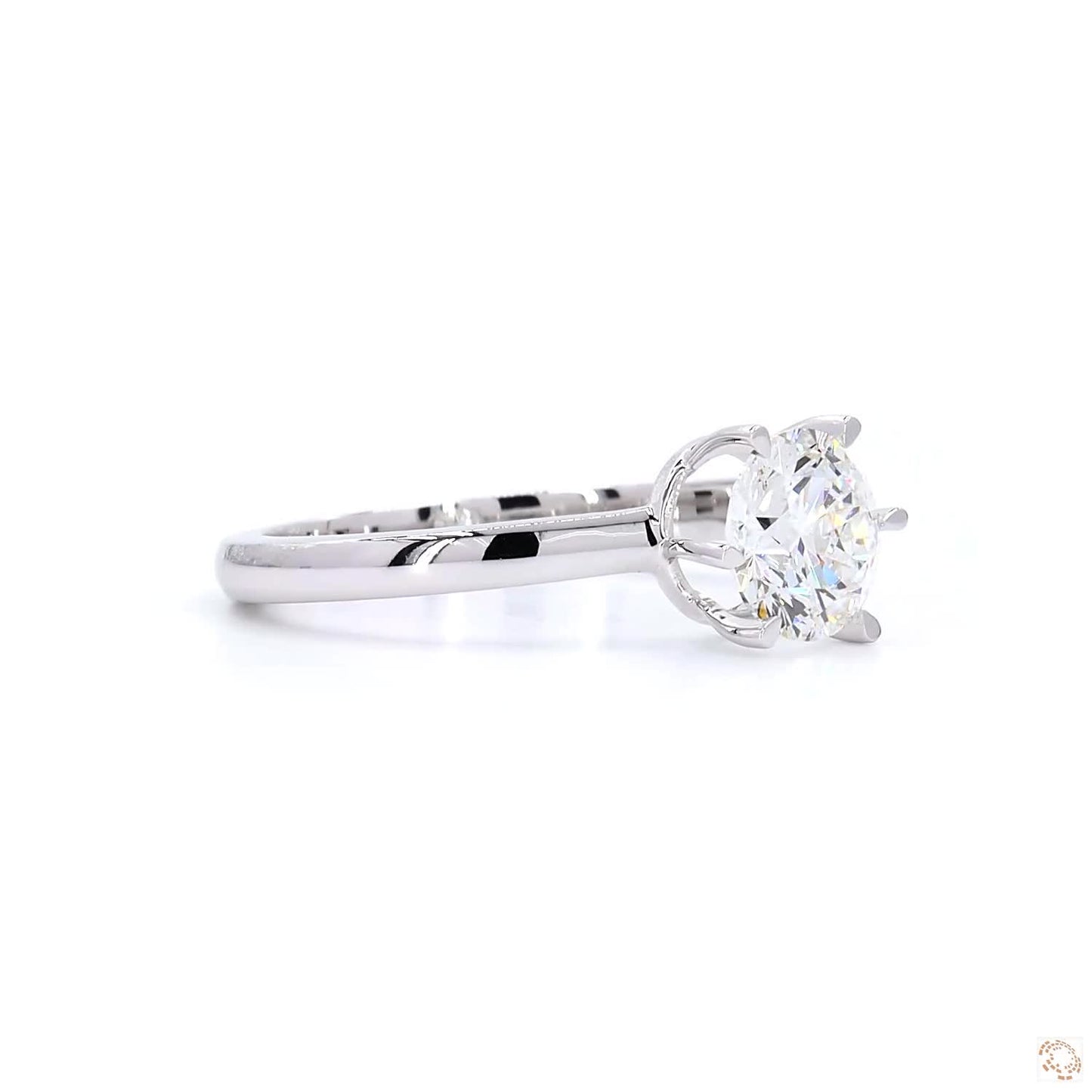 Celine – Classic Round Lab Grown Solitaire Ring