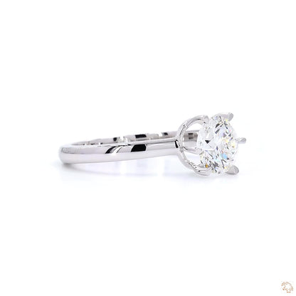 Celine – Classic Round Lab Grown Solitaire Ring