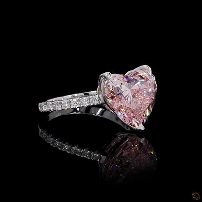 The Affinity Rose Gold Heart Diamond Ring