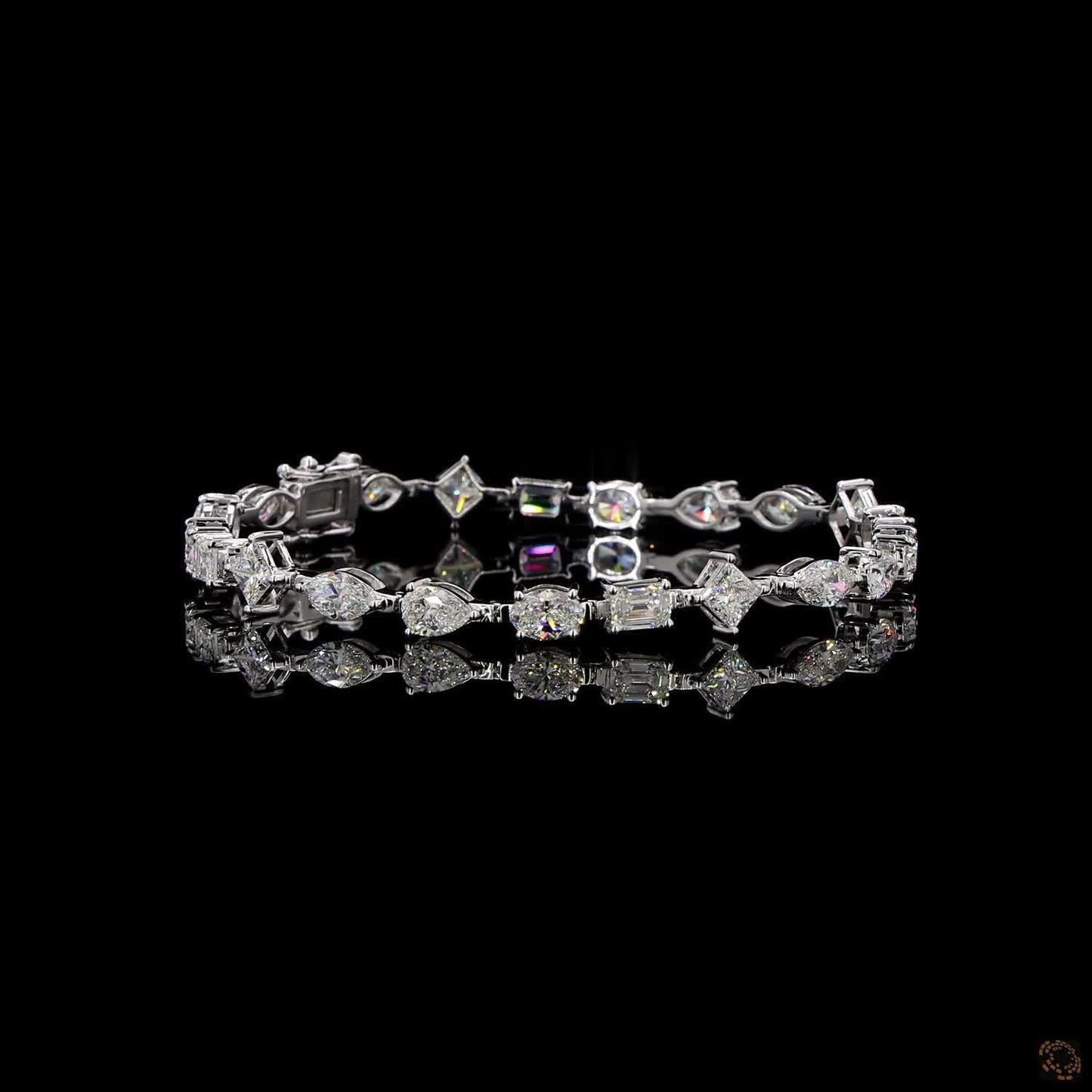 Celestia Bracelet – A Symphony of Multi-Shape Brilliance