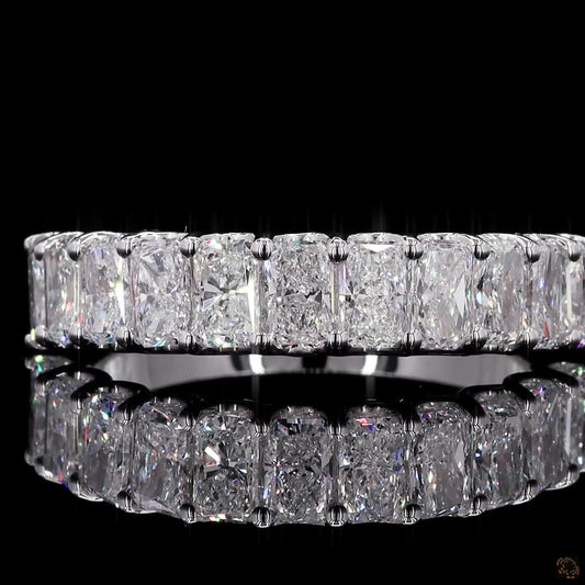 The Enchanted White Gold Radiant Diamond Ring