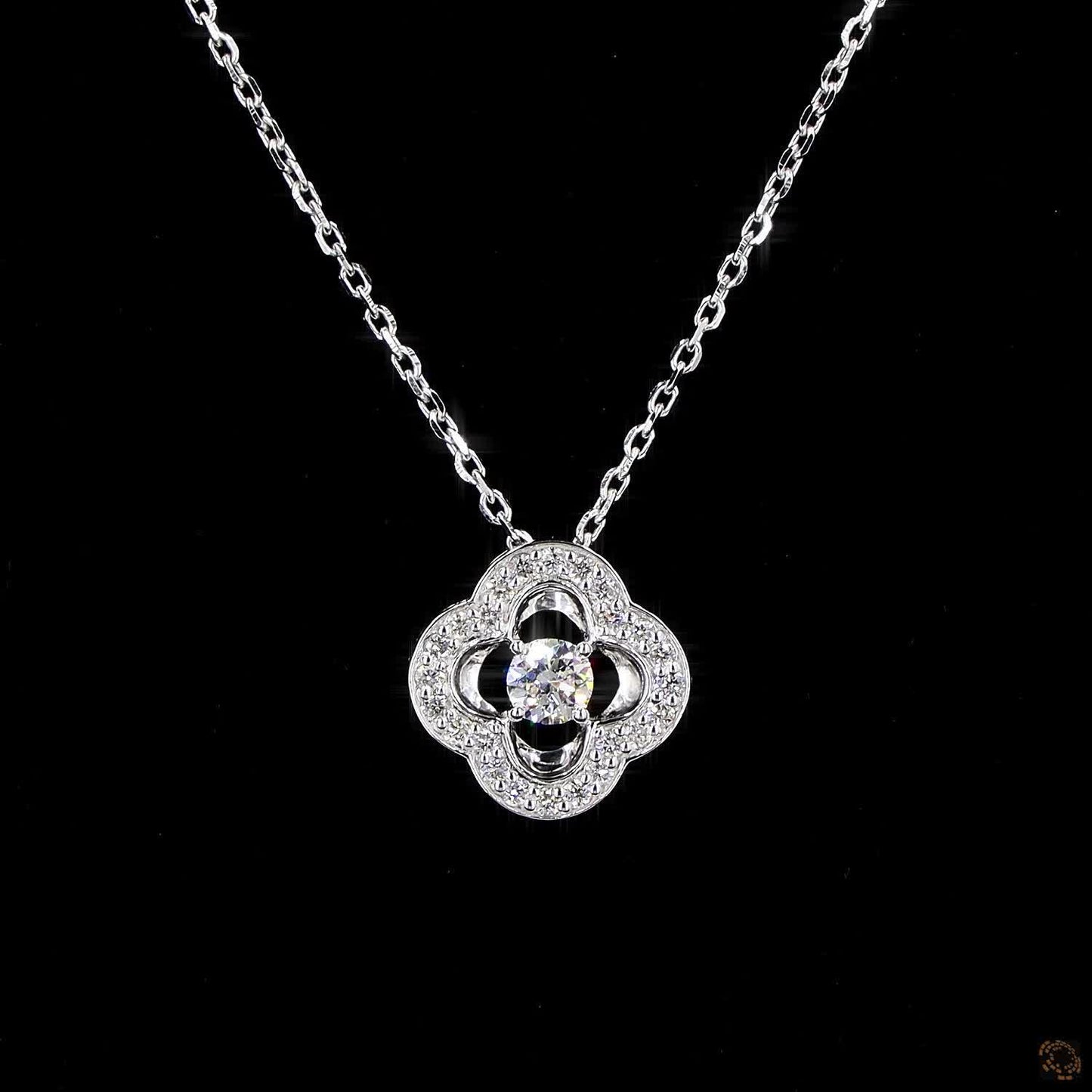 Lyra Pendant Set – Lab Grown Diamond in 18K White Gold