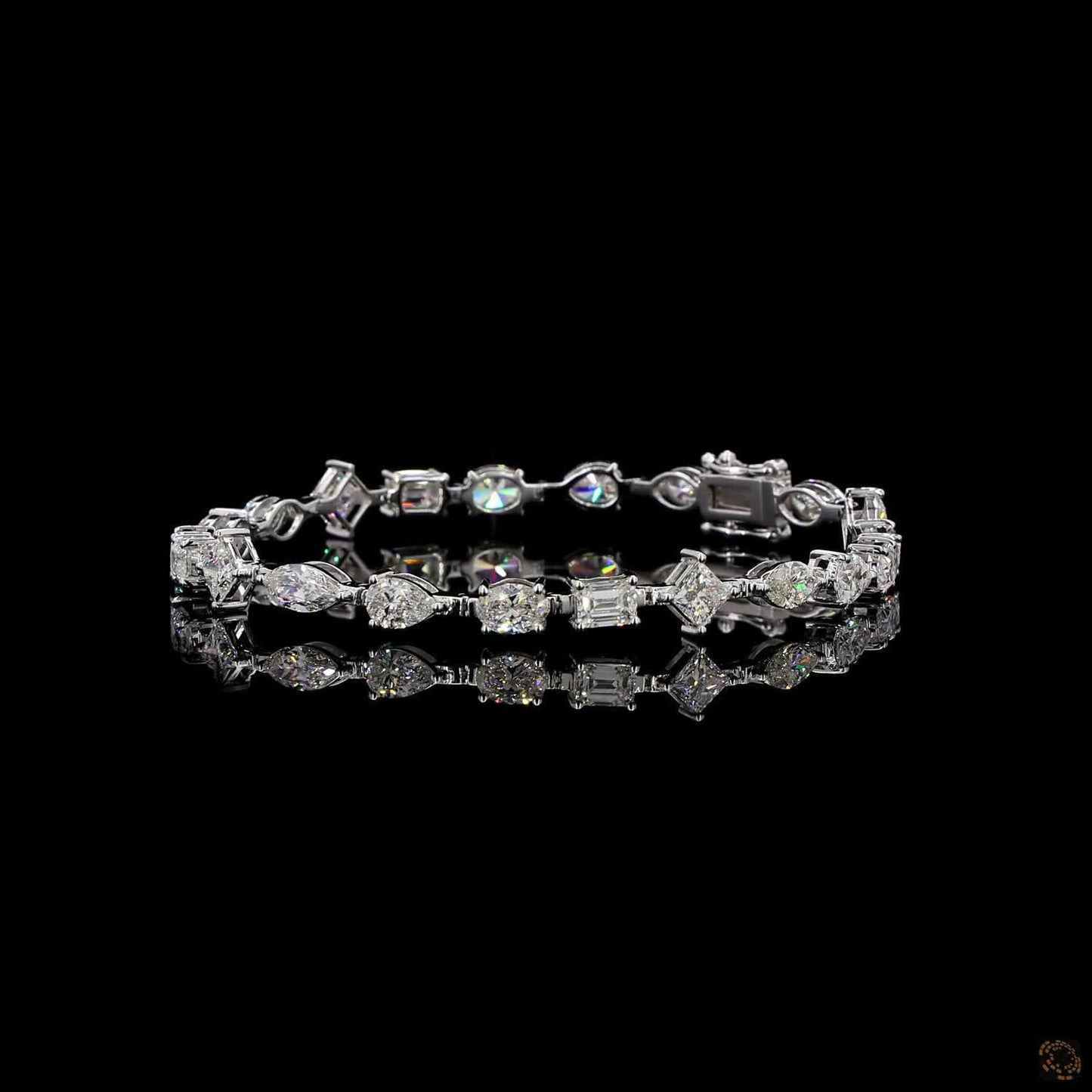 Celestia Bracelet – A Symphony of Multi-Shape Brilliance