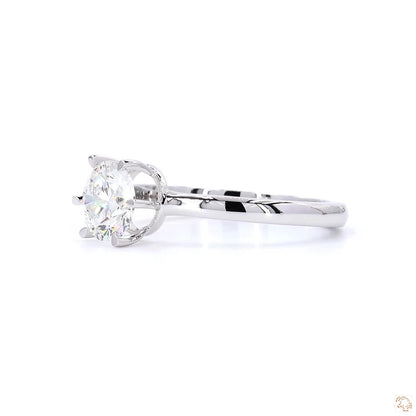 Celine – Classic Round Lab Grown Solitaire Ring