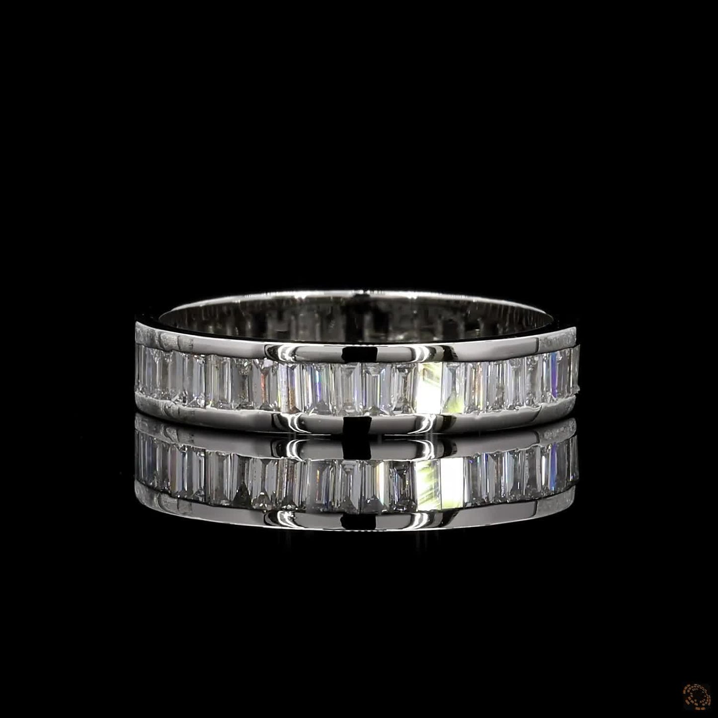 The Exquisite White Gold Diamond Eternity Band