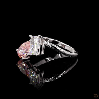 The Enchanted White Gold Two-Tone Diamond Ring