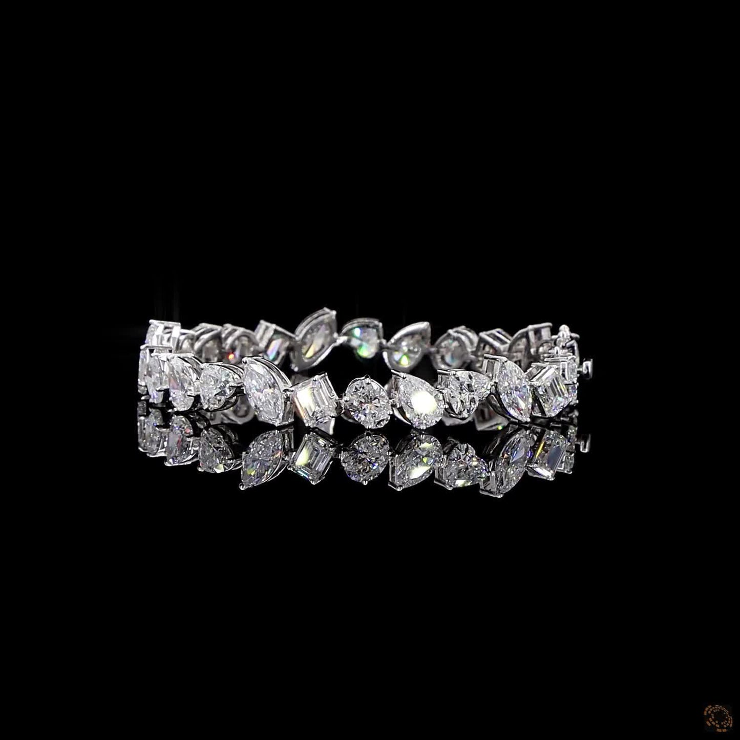 Celeste Lab Grown Diamond Bracelet – Oval, Pear & Emerald Cut