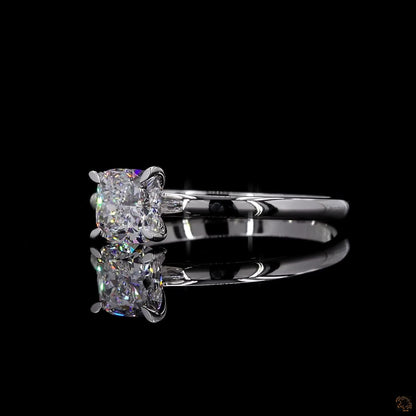 Lustra– 1.00ct Cushion Lab Grown Diamond Ring