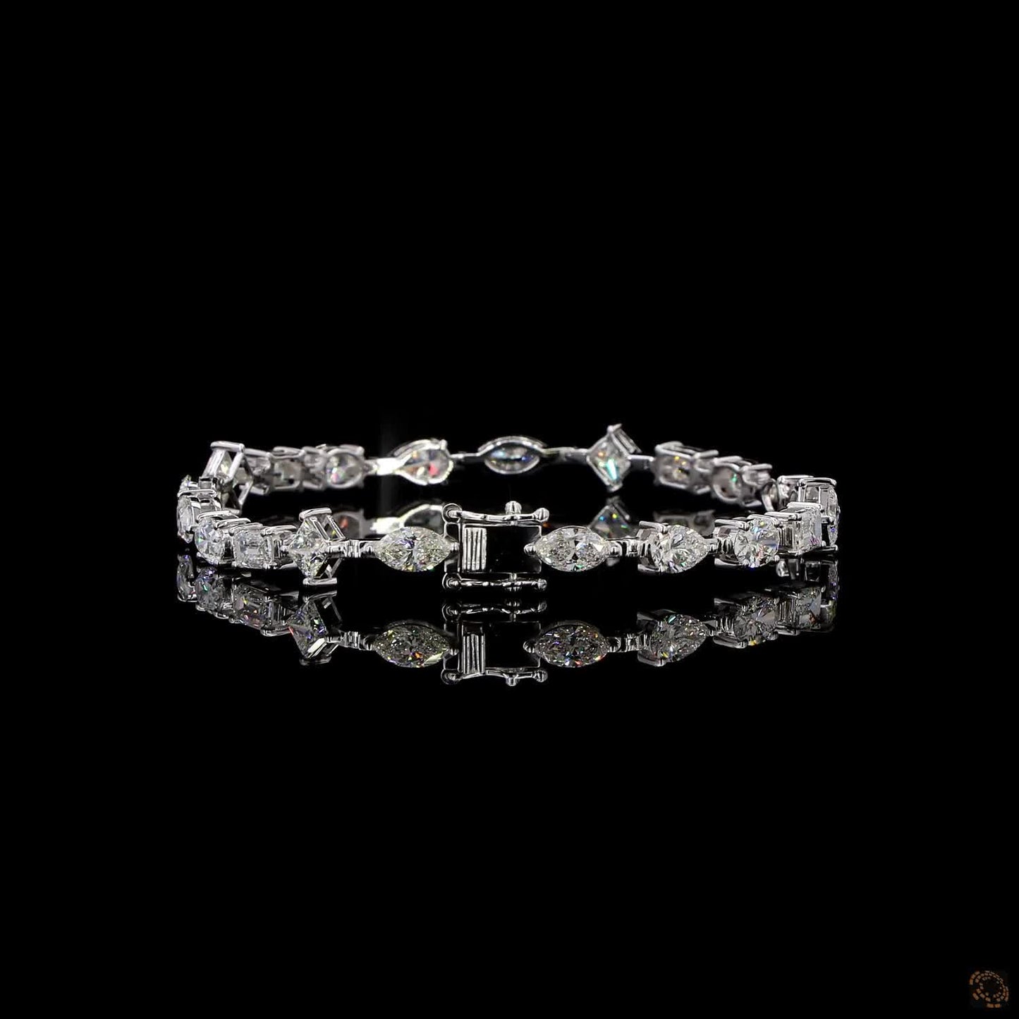 Celestia Bracelet – A Symphony of Multi-Shape Brilliance