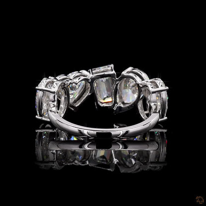 The Luster White Gold Multi-Shape Diamond Ring