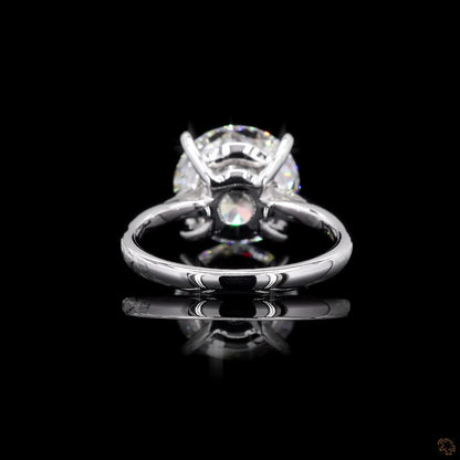 The Luster White Gold Round Diamond Ring
