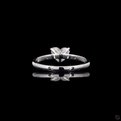 The Enchanted White Gold Heart Diamond Ring