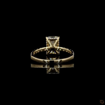 The Luster Yellow Gold Radiant Diamond Ring