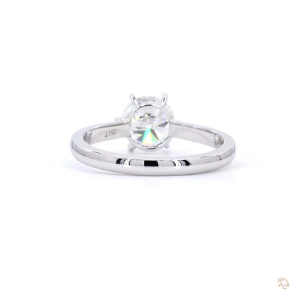 Celine – Classic Round Lab Grown Solitaire Ring