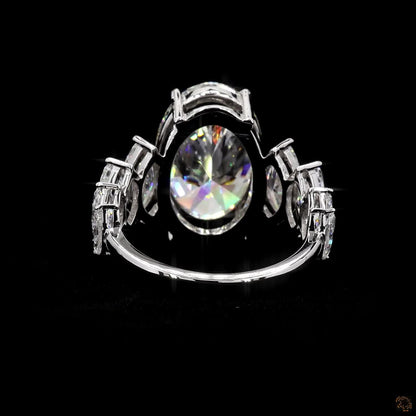 Aurielle – Oval & Marquise Diamond Crown Ring
