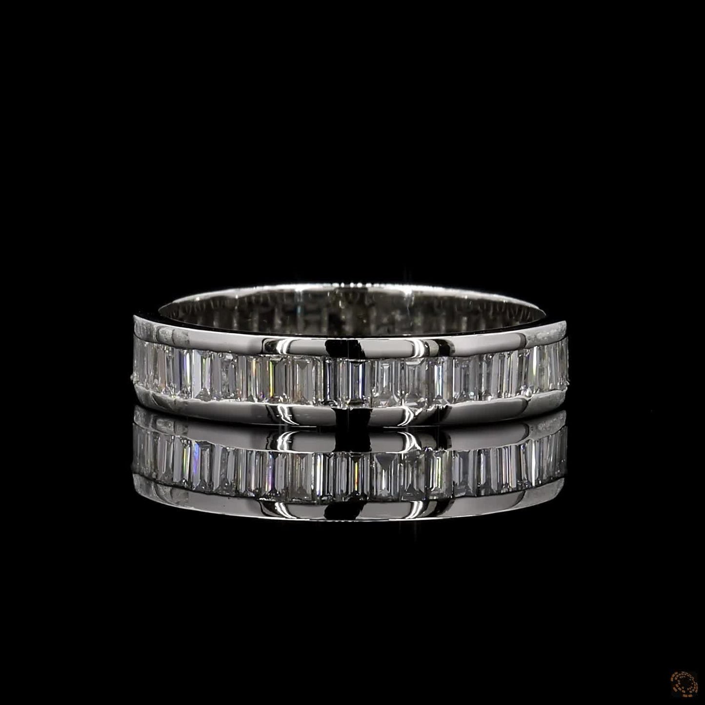 The Exquisite White Gold Diamond Eternity Band