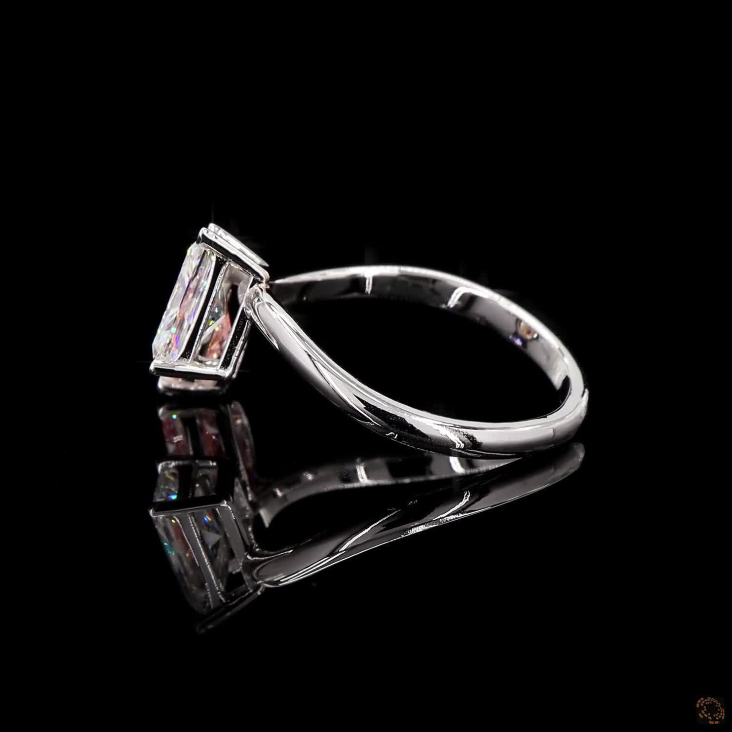 The Enchanted White Gold Two-Tone Diamond Ring