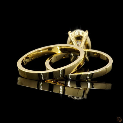 Solvia-Oval Cut Ring Set