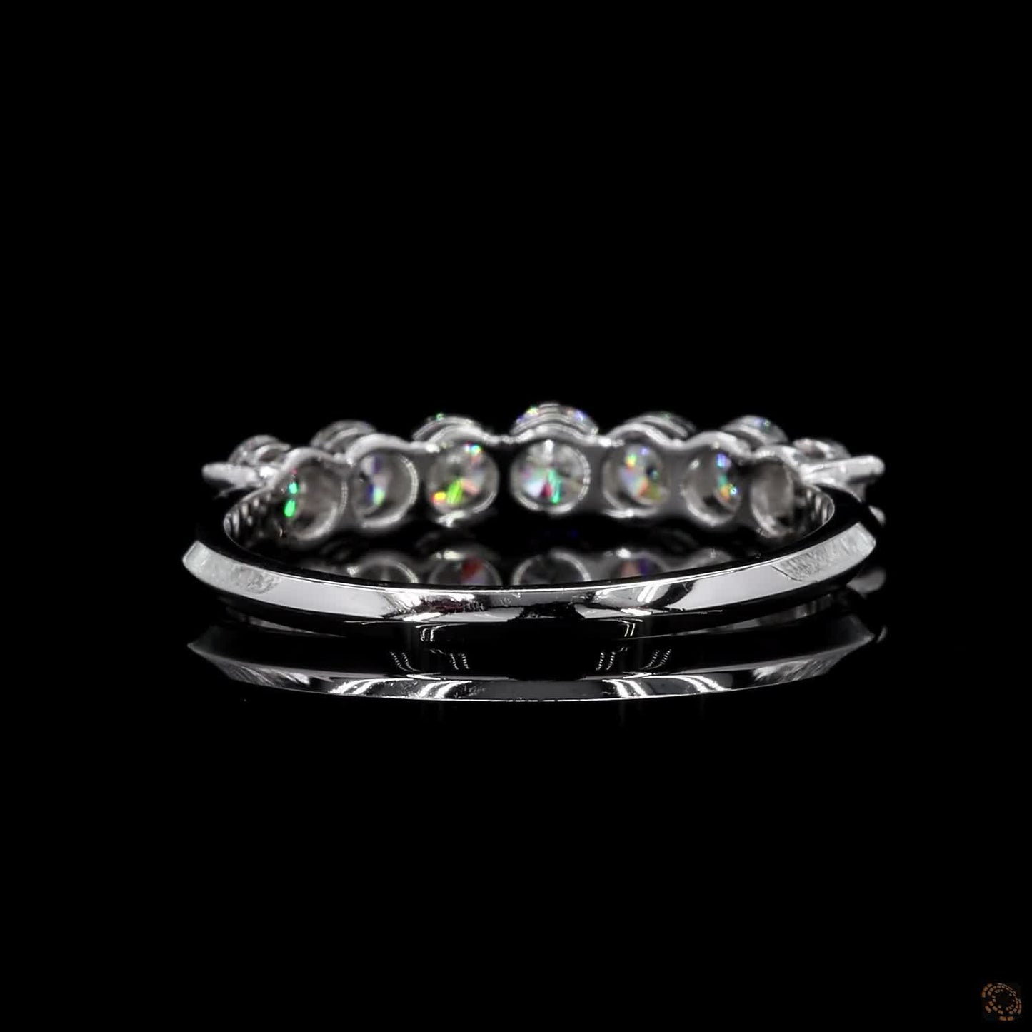 The Luster White Gold Seven-Stone Diamond Ring