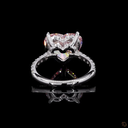 The Affinity Rose Gold Heart Diamond Ring