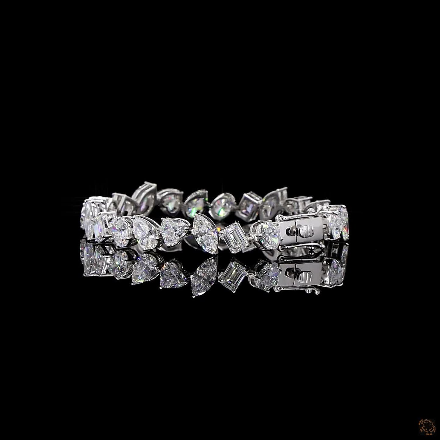Celeste Lab Grown Diamond Bracelet – Oval, Pear & Emerald Cut
