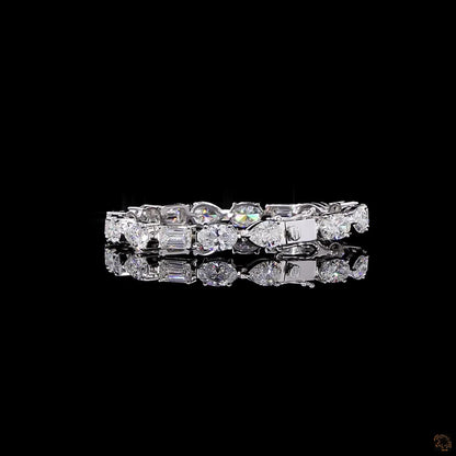 Aurora – Oval, Pear & Emerald Diamond Bracelet