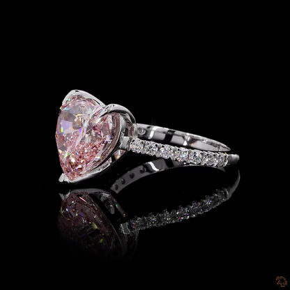 The Affinity Rose Gold Heart Diamond Ring