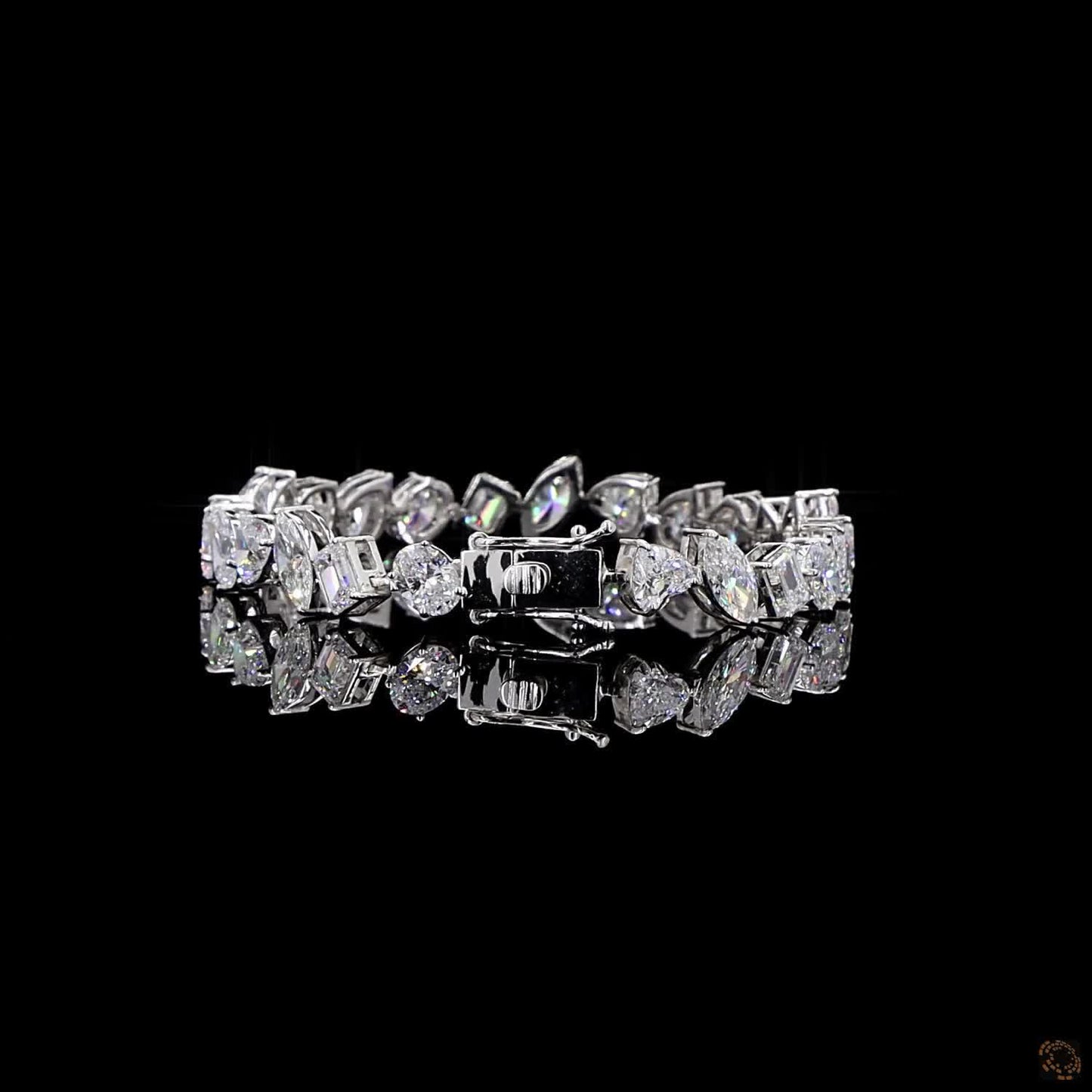 Celeste Lab Grown Diamond Bracelet – Oval, Pear & Emerald Cut