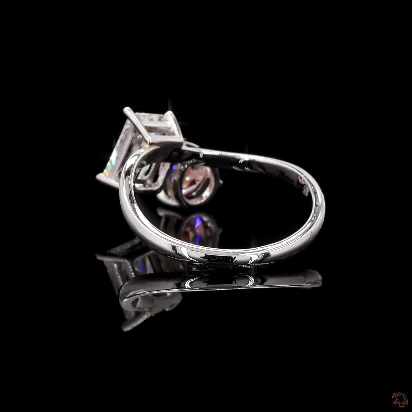 The Enchanted White Gold Two-Tone Diamond Ring