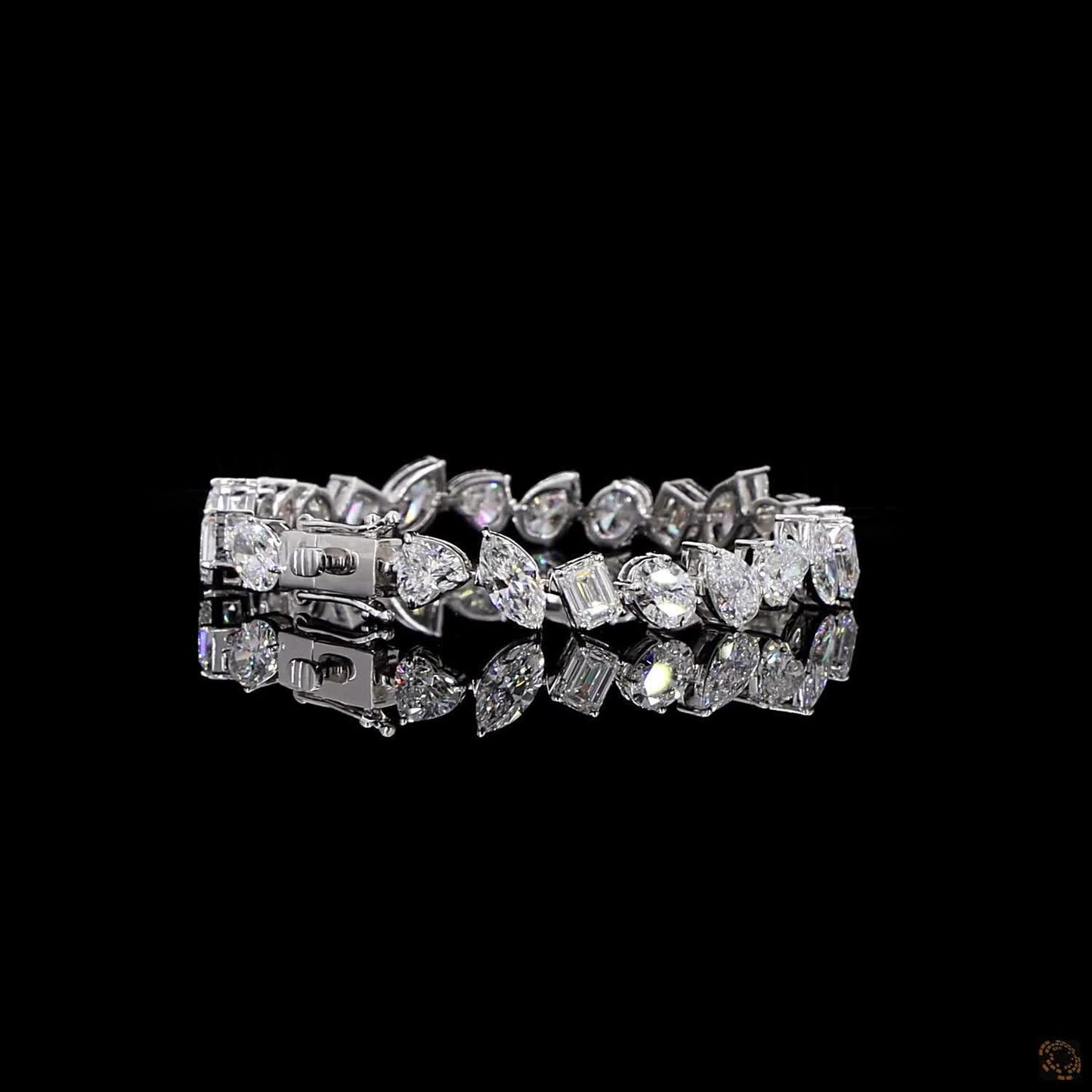 Celeste Lab Grown Diamond Bracelet – Oval, Pear & Emerald Cut